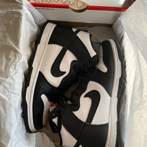 Nike Dunk Panda High WMNS new, size 40, black and white