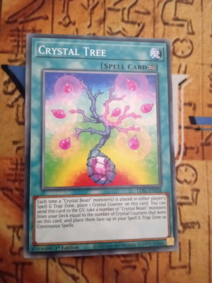 Crystal Tree Continuous Spell μεταχειρισμένη Yu-Gi-Oh! κάρτα