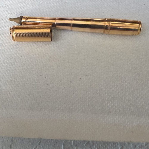 Writescope telescope UNIC goldfilled vintage pen 1950s-1960s