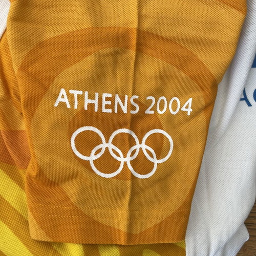 Adidas Athens 2004 Olympic Volunteer Polo shirt like new
