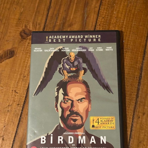 Birdman DVD used with English subtitles, comedy drama