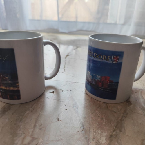 Mugs 280 ml new, set of 2 from Dusseldorf