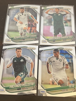 Panini Prizm FIFA Soccer Cards pack of 4 Panathinaikos