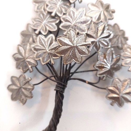 Handmade Metal Wall Art Trees in Bronze and Metal, like new