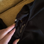 Linen shirt used, black with silver details, Massimo Dutti, size S