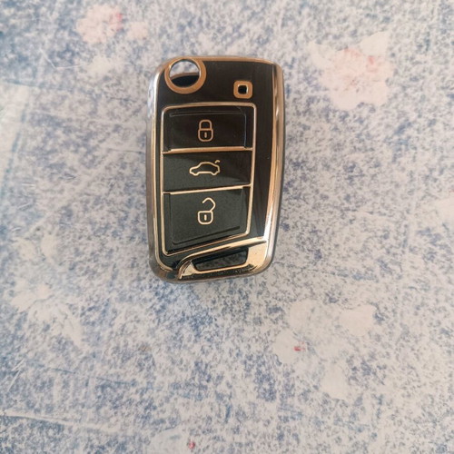 Car Key Case Flip Key Fob for Volkswagen Polo Golf 7 Mk 7 Tiguan Skoda Octavia Kodiak Seat new