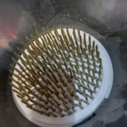 Plastic small with spikes for plastic plants in like new condition