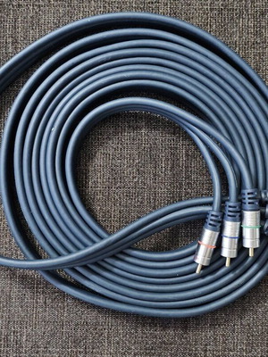 Clicktronic Component Video Cable 3x RCA to 3x RCA 5m like new