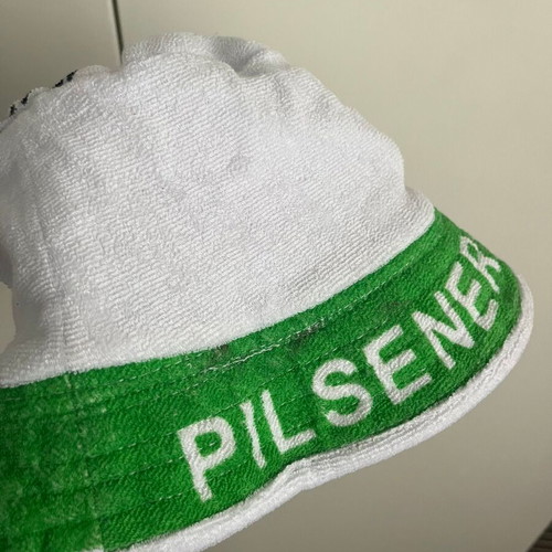 Bintang Bali Terry Cloth Bucket Hat used, white, one size