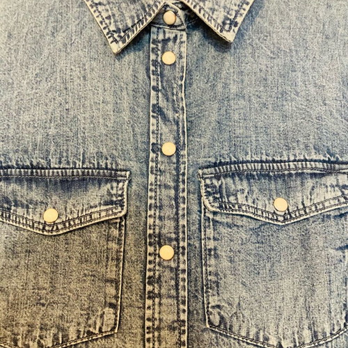 Denim shirt H&M small like new, blue