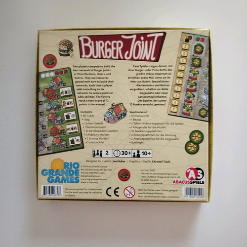 Burger Time board game used