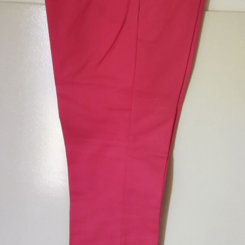 ZARA women's magenta fabric pants new, size S