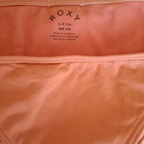 Roxy bikini set used, salmon color, size S