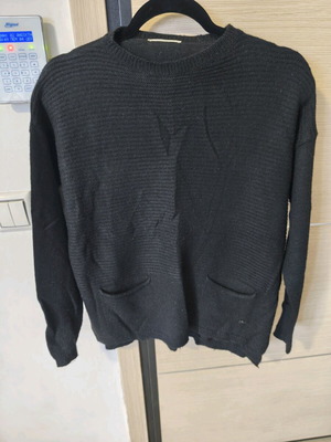 Gas jumper wool sweater size S, like new, black