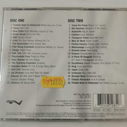 Relax! The Ultimate 80's Mix double CD, pop