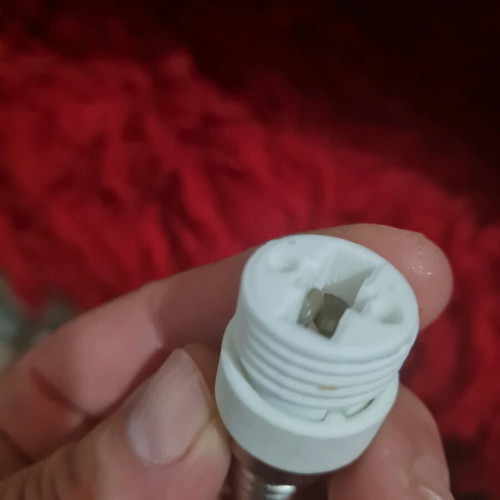 Adapter socket from E14 to G9 like new, ceramic