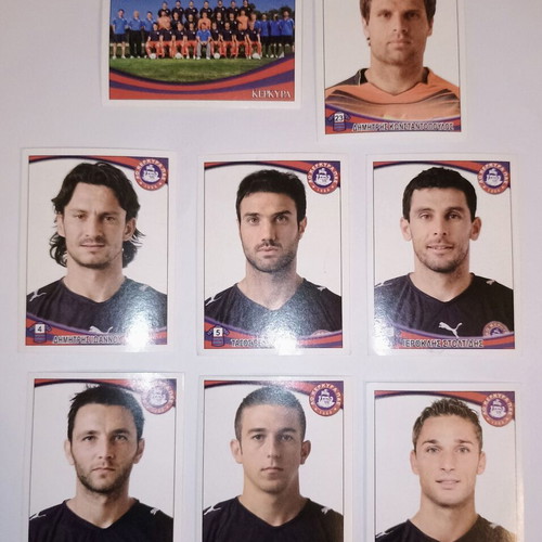 Panini Corfu Super League 2010/11 football stickers pack