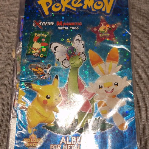 Pokémon metal tags used, collection
