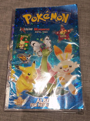 Pokémon metal tags used, collection