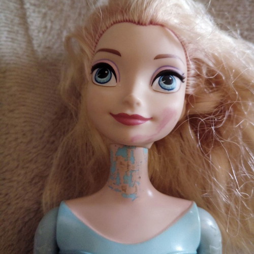 Princess Elsa (CFB73) by Mattel used for OOAK