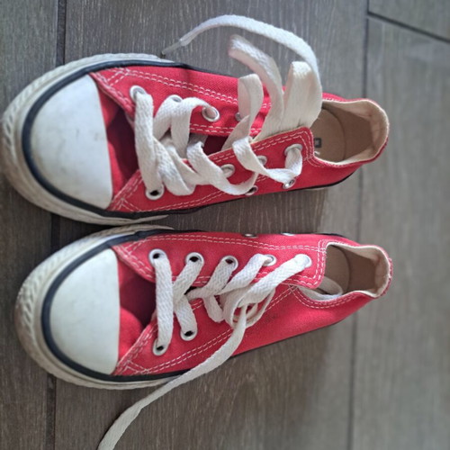Converse All Star shoes used, size 28.5, red