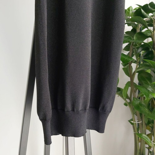 Access knit lurex dress black like new size L
