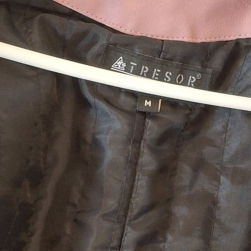 Tresor leather jacket pink like new, size M