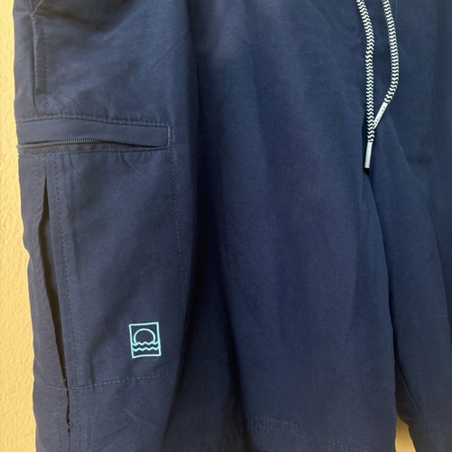 Men's swim shorts Marks & Spencer blue, new, cargo style