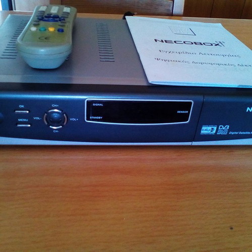 Satellite Set Televes dish with 2 digital receivers like new