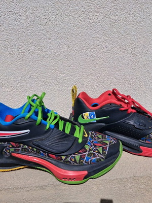 UNO x Nike Zoom Freak 3 NRG EP 50th Anniversary athletic shoes used, multicolor, size 39