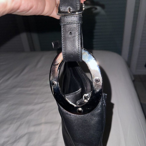 Sergio Rossi hand bag like new, black, hand-held