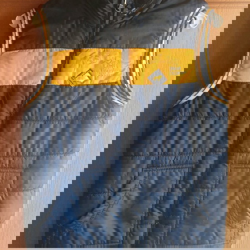 Orchestra sleeveless vest used for boys 10-12 years blue with yellow