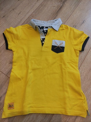 Mayoral boys' shirt like new, size 116 cm, yellow
