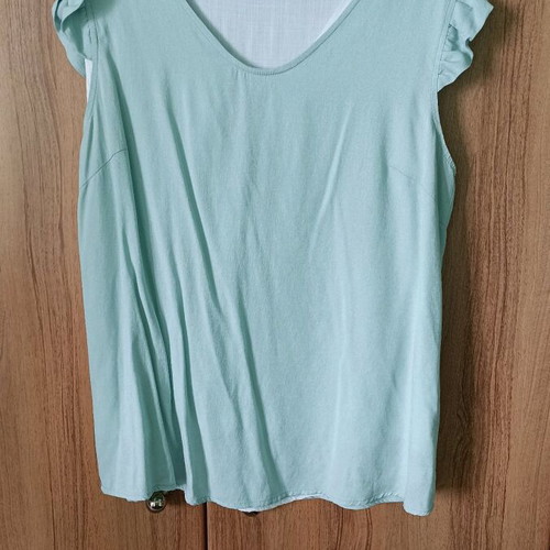 Blouse new mint color, size L, 55% viscose 45% polyester