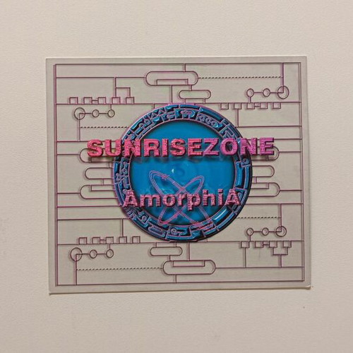 Sunrisezone Amorphia DJ Event Flyer like new