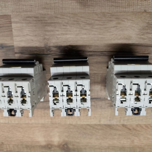 ABB S203-C25 Circuit Breakers used, set of 3, 25A