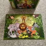 Trefl children's puzzle 100 pieces with jungle animals new
