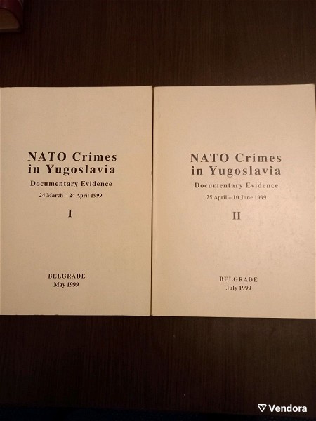  spania ekdosi-sillektiki: NATO Crimes in Yugoslavia(I-ii)-Documentary Evidence