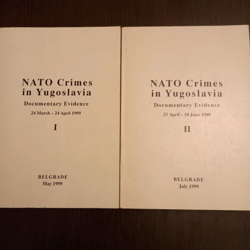 NATO Crimes in Yugoslavia collector's edition with constitutions and spatial plan