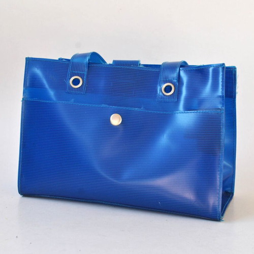 DKNY Jeans Blue PVC Tote Bag Y2K vintage used