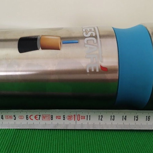 Nescafe collectible shaker thermos like new with Jacobs cups