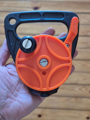 Reel for Buoys and Diving like new with automatic stop and adjustable brakes