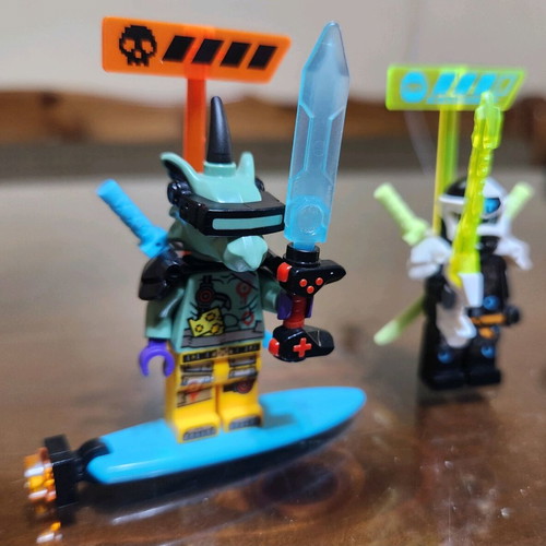 Lego Ninjago figures Cole and Hausner used