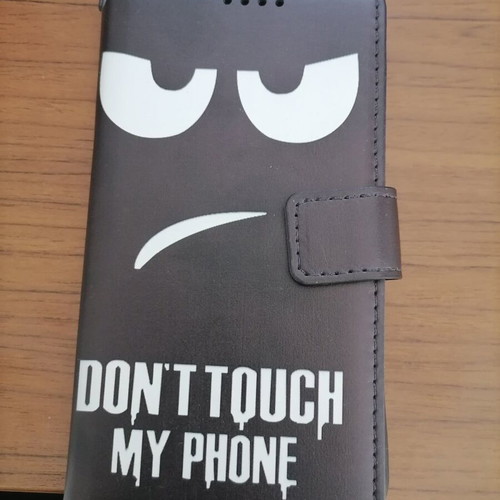 Flip Case “DON’T TOUCH MY PHONE” for Redmi Note 8 / Note 8T new