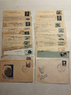 Postcards like new, pack of 22, Poland