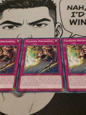 Thunder Discharge playset of 3 used