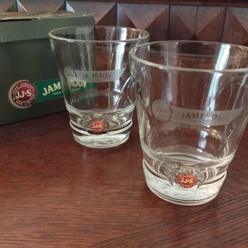 Jameson whiskey glass set of 2, like new