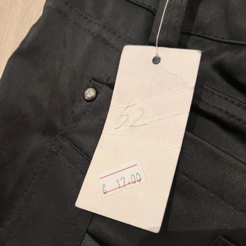 Black satin pants new, size XXL