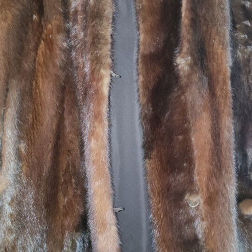 Authentic Mink Fur Long Coat, Dim. Pozidis