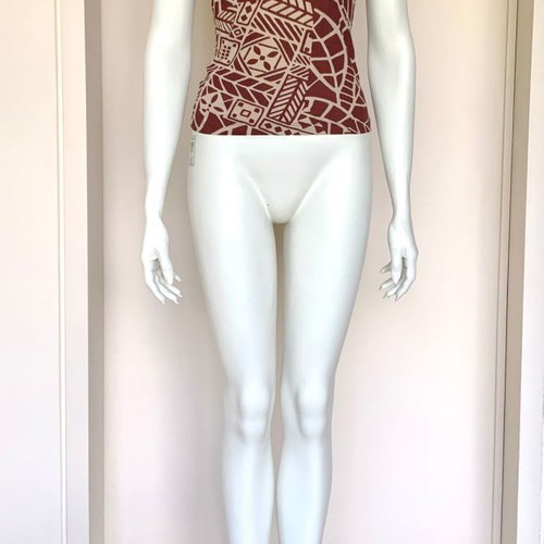Victoria's Secret Racerback Tank Top Size XS with Wooden Beads
